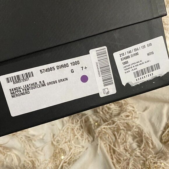 GUCCI Men's Embossed Logo Chunky Sliders Aguru Trek Slides - Picture 10 of 10